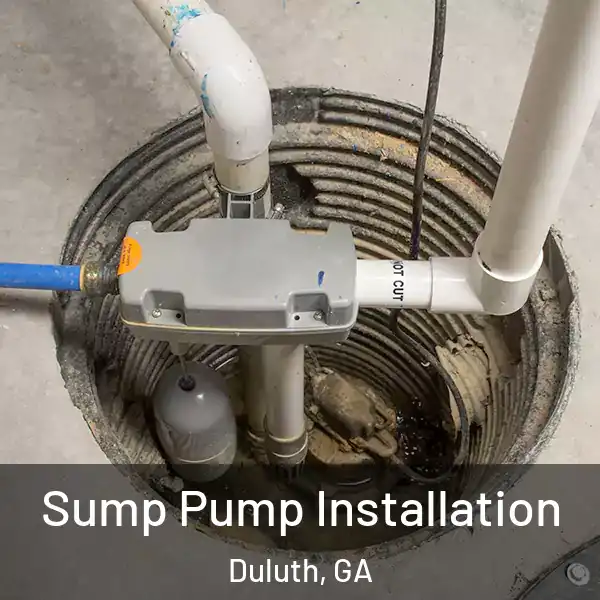 Sump Pump Installation Duluth, GA